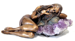 Sandra - Human sculpture with precious stones by Ebano - Alternate Angle