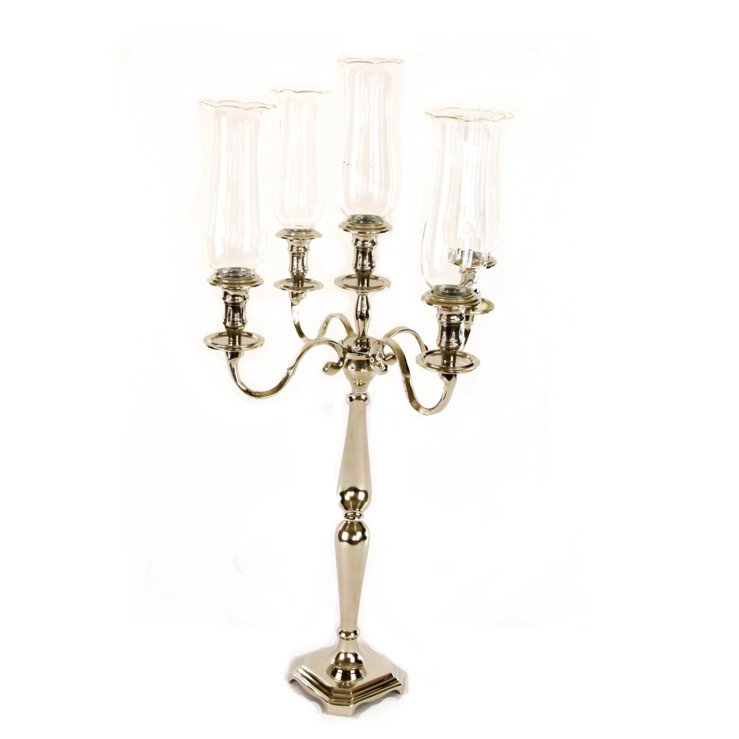 TALL CANDLESTICK 5 FLAMES 87 CM WITH GLASSES - LAZADO