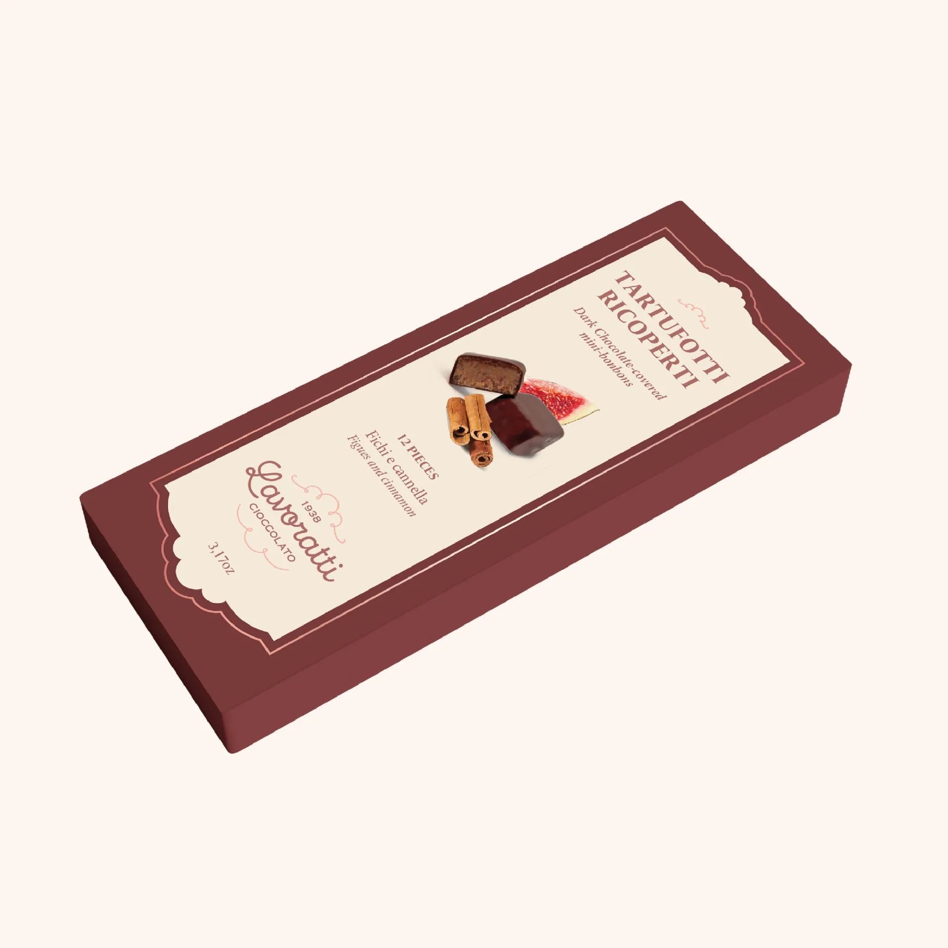 DARK CHOCOLATE TRUFFLES FIGS&CINNAMON 90g