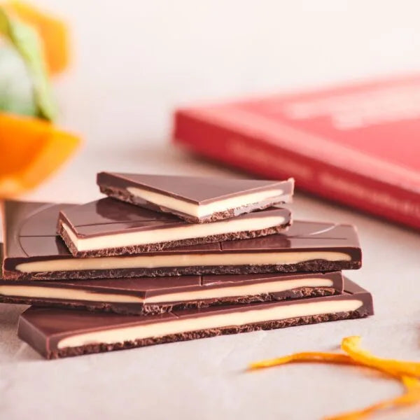 Tangerine - dark chocolate bar 80g