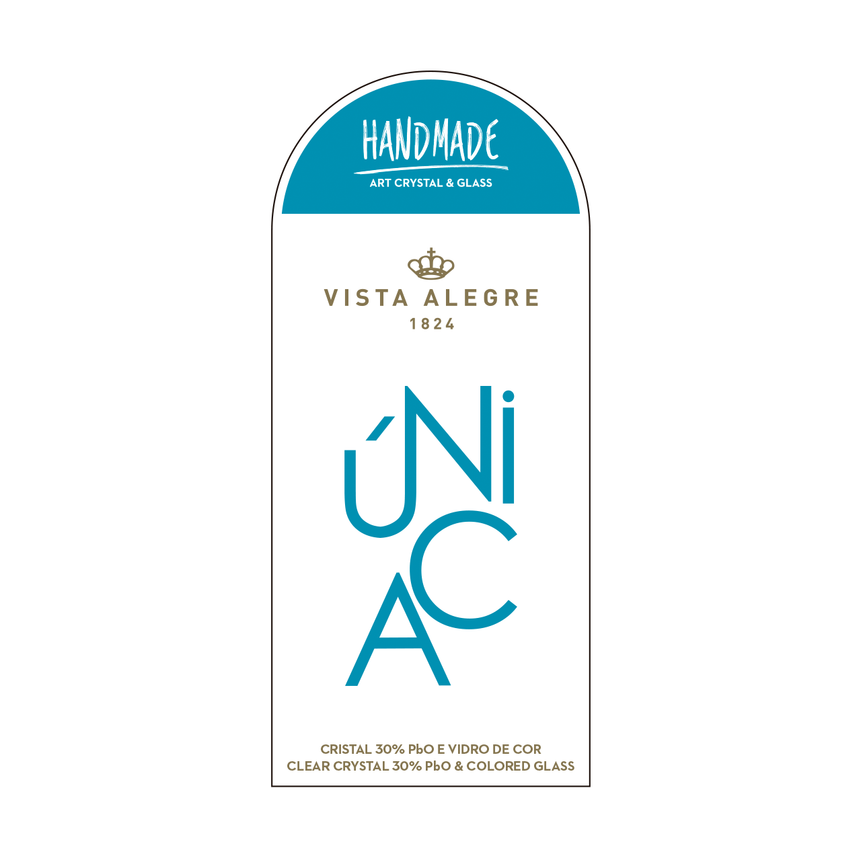 Unica - vase ripple blue - LAZADO