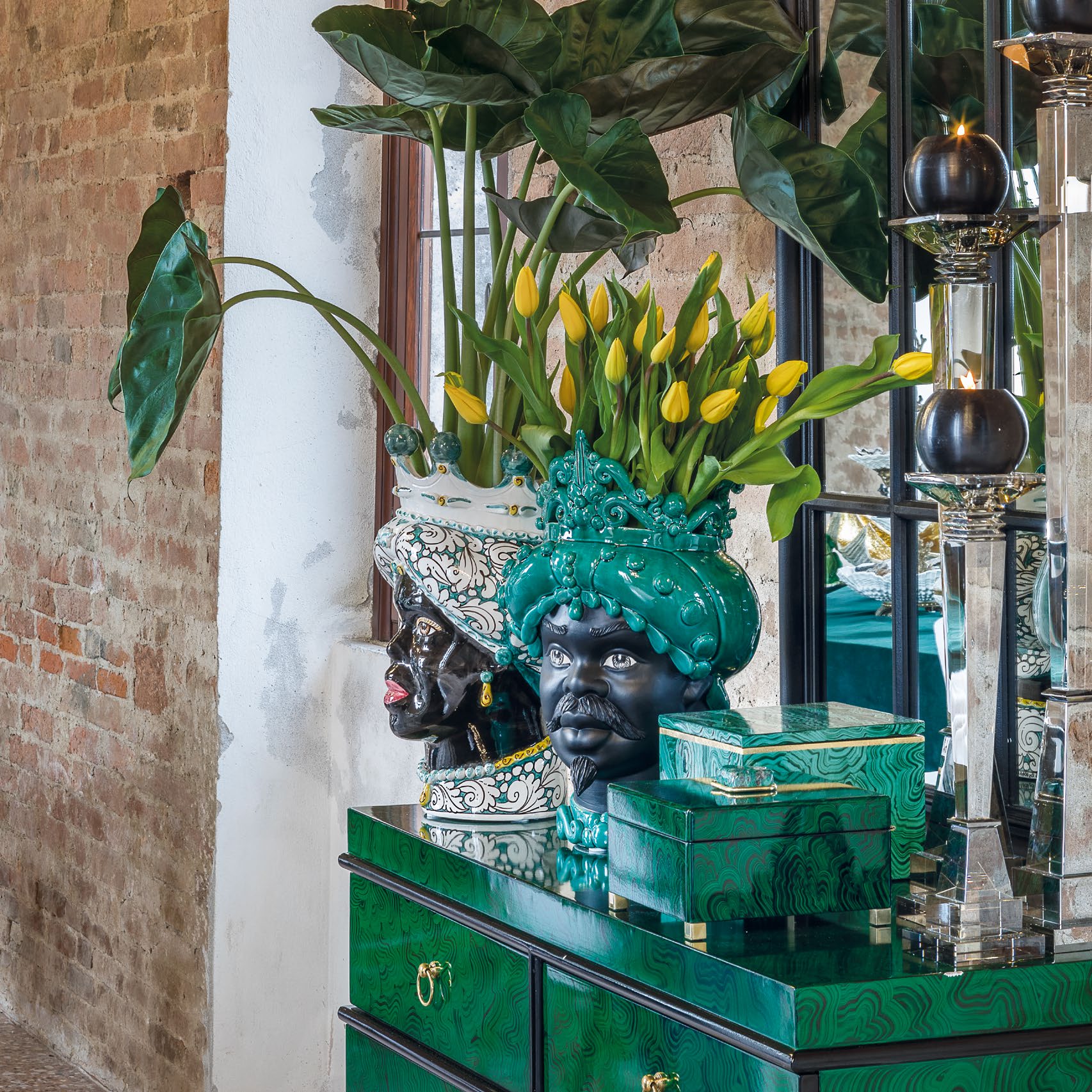 VASE MORO LADY ORNATE H41 - LAZADO