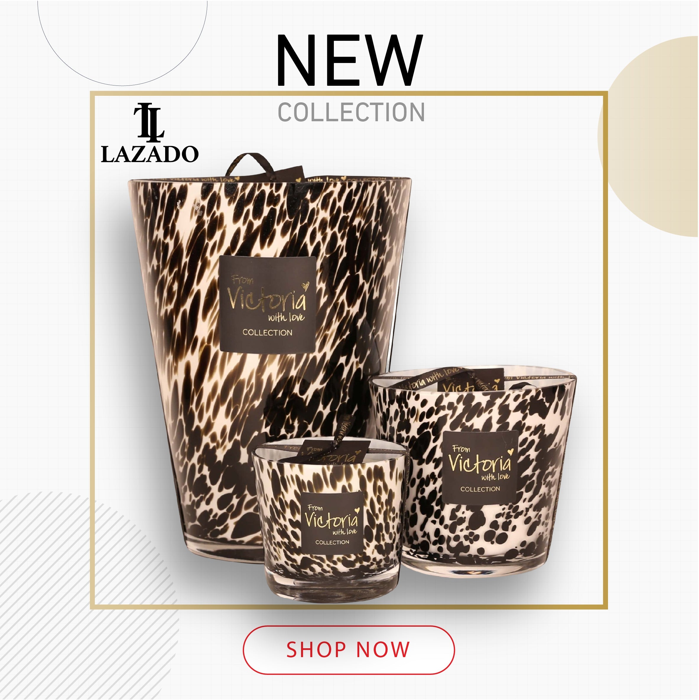 Victoria dots white - LAZADO