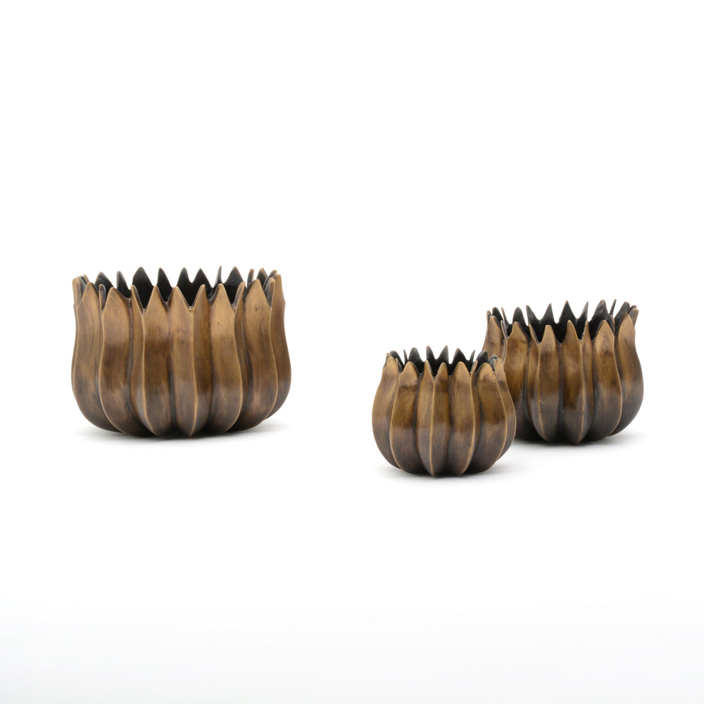 Haru Luxury Table Bowl – Antique Bronze