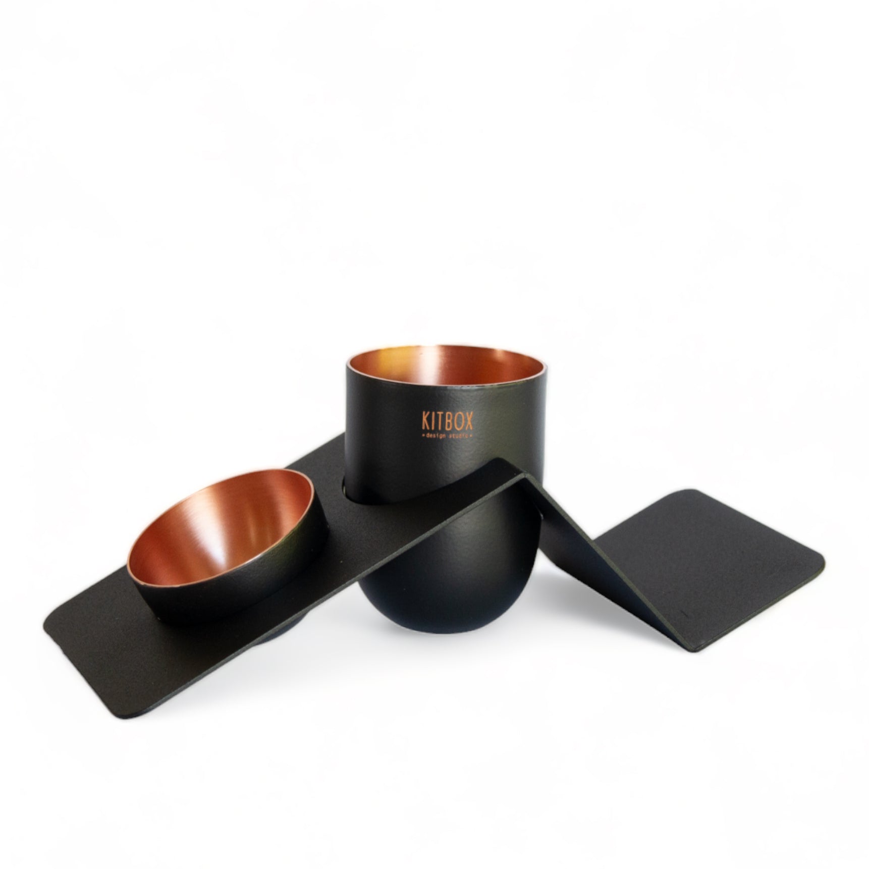 blank desk organizer black & copper blnk06 - LAZADO