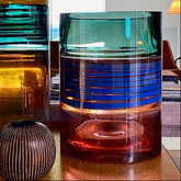 Cloudy Butterflies Small Vase – Designed by Claudia Schiffer, Elegant Art Glass by Vista Alegre - Main View