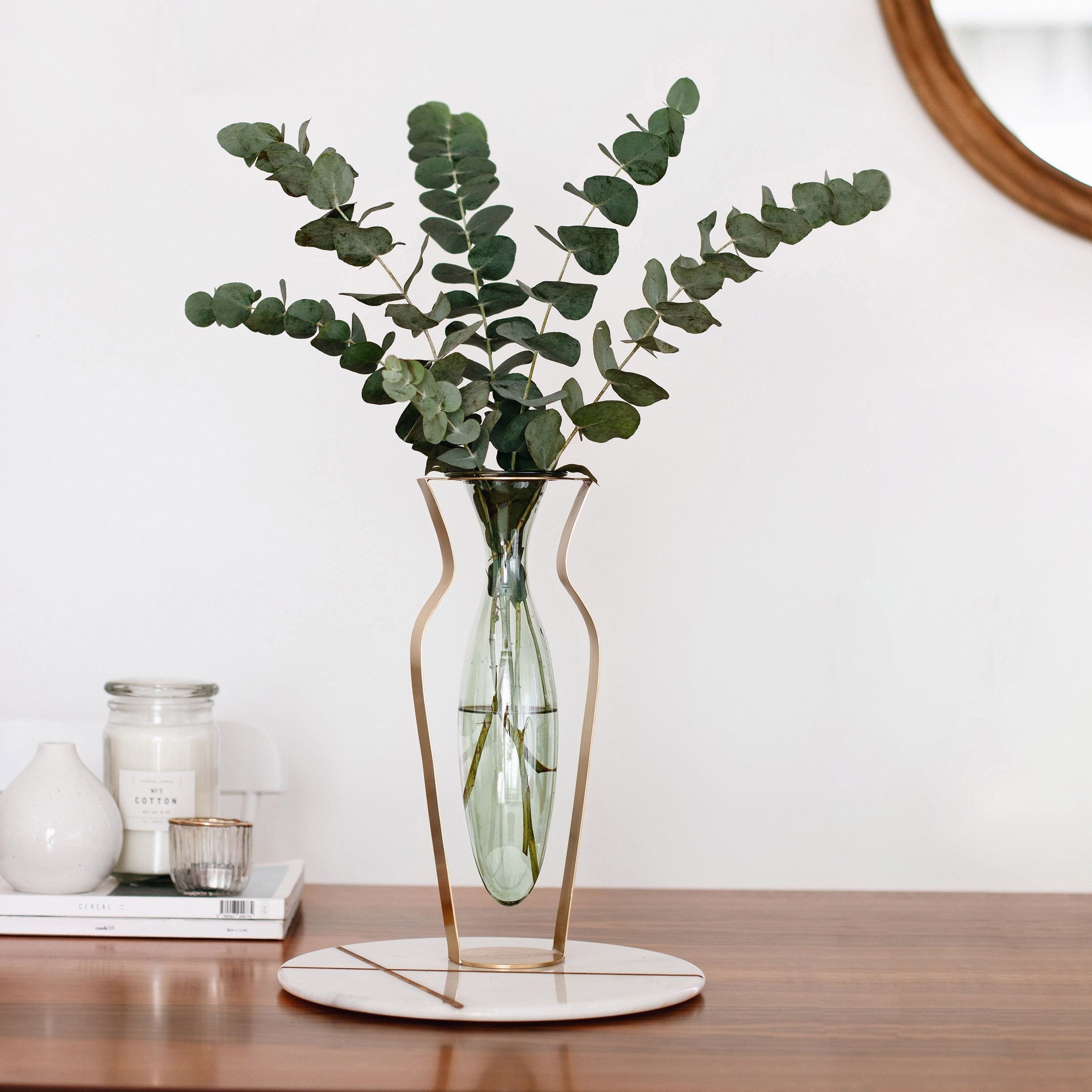 droplet tall vase ment green drp01 - LAZADO