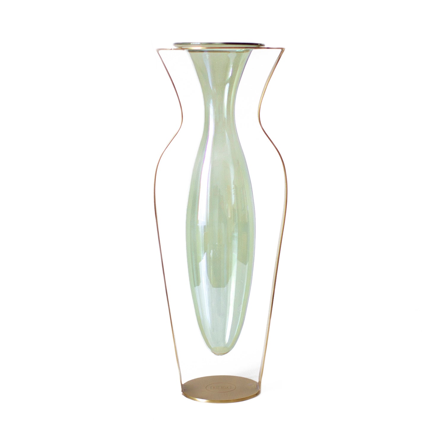 droplet tall vase ment green drp01 - LAZADO