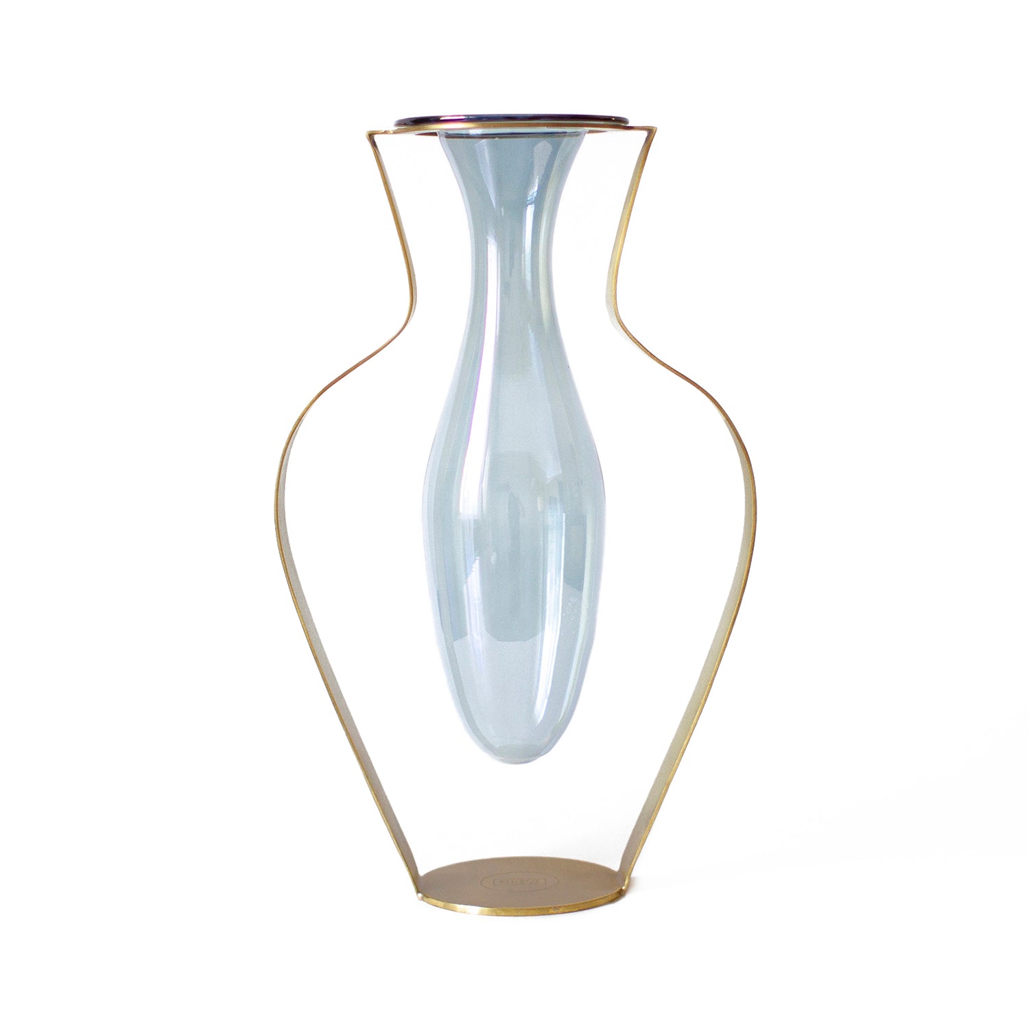 droplet wide vase aqua drp04 - LAZADO