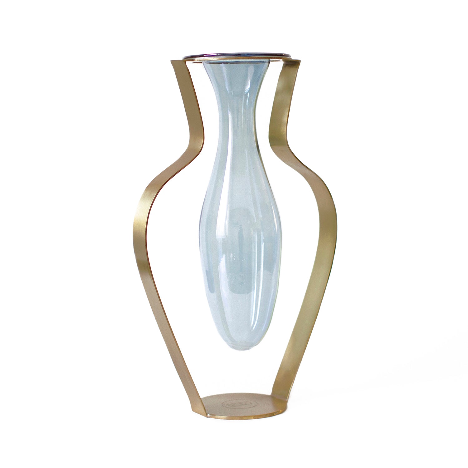 droplet wide vase aqua drp04 - LAZADO