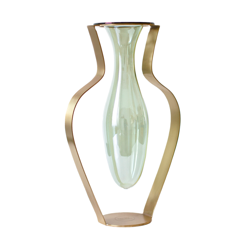droplet wide vase ment green drp03 - LAZADO