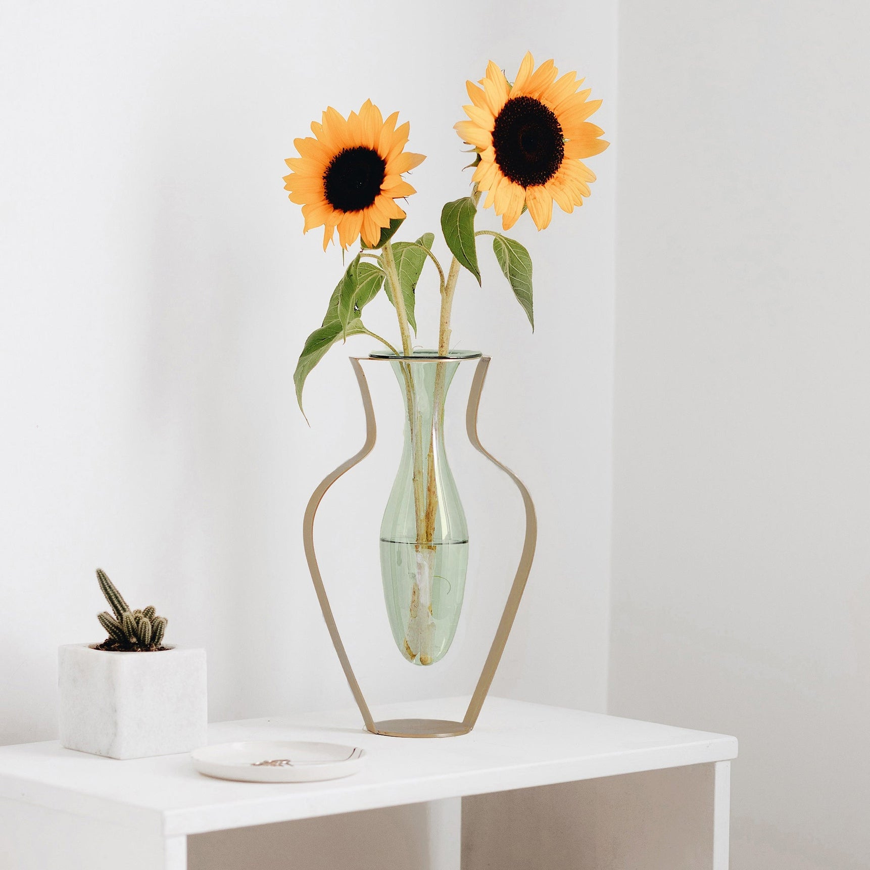 droplet wide vase ment green drp03 - LAZADO