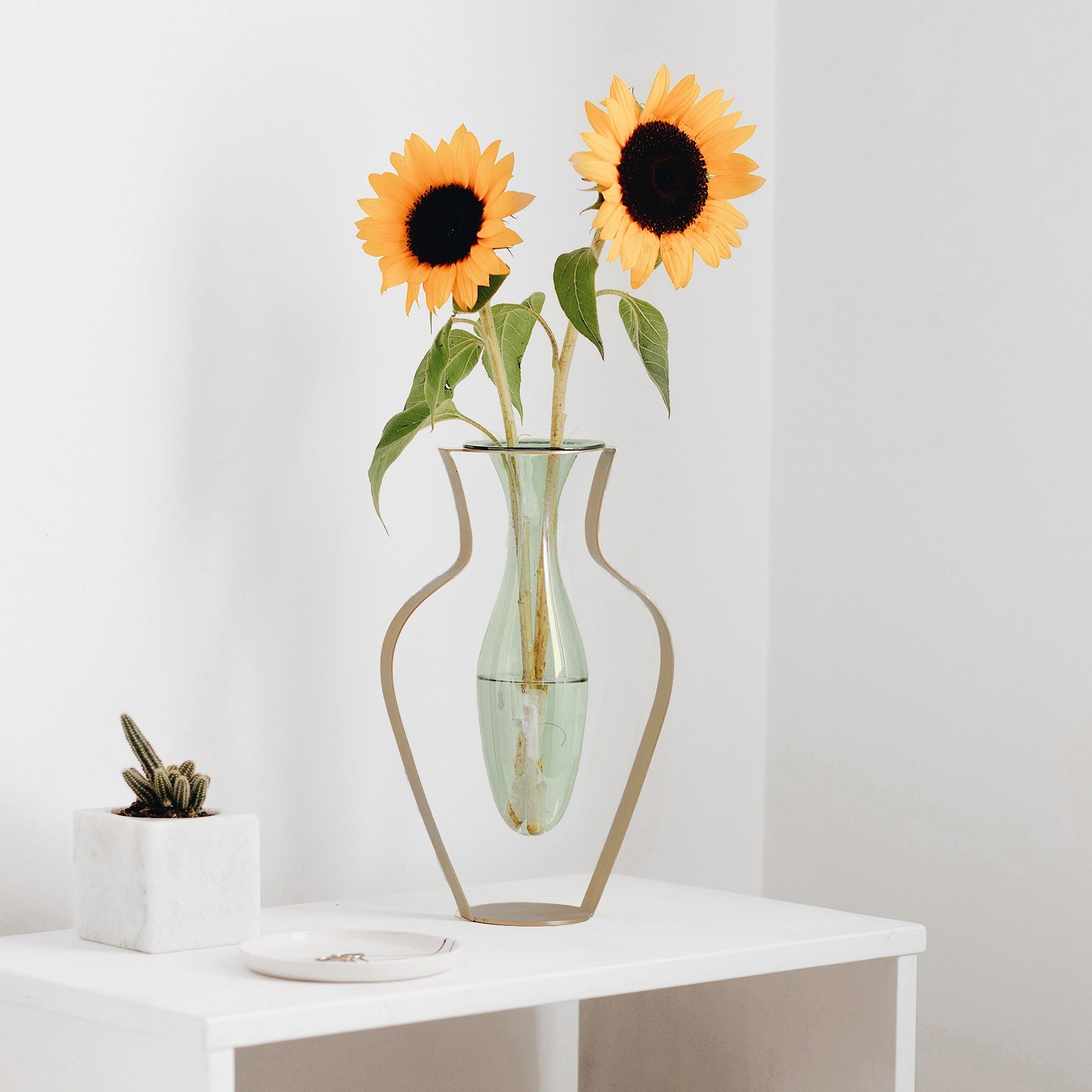 droplet wide vase ment green drp03 - LAZADO