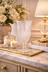 Calyx Crystal Vase – Handcrafted Elegant Piece by Abhika - Main View