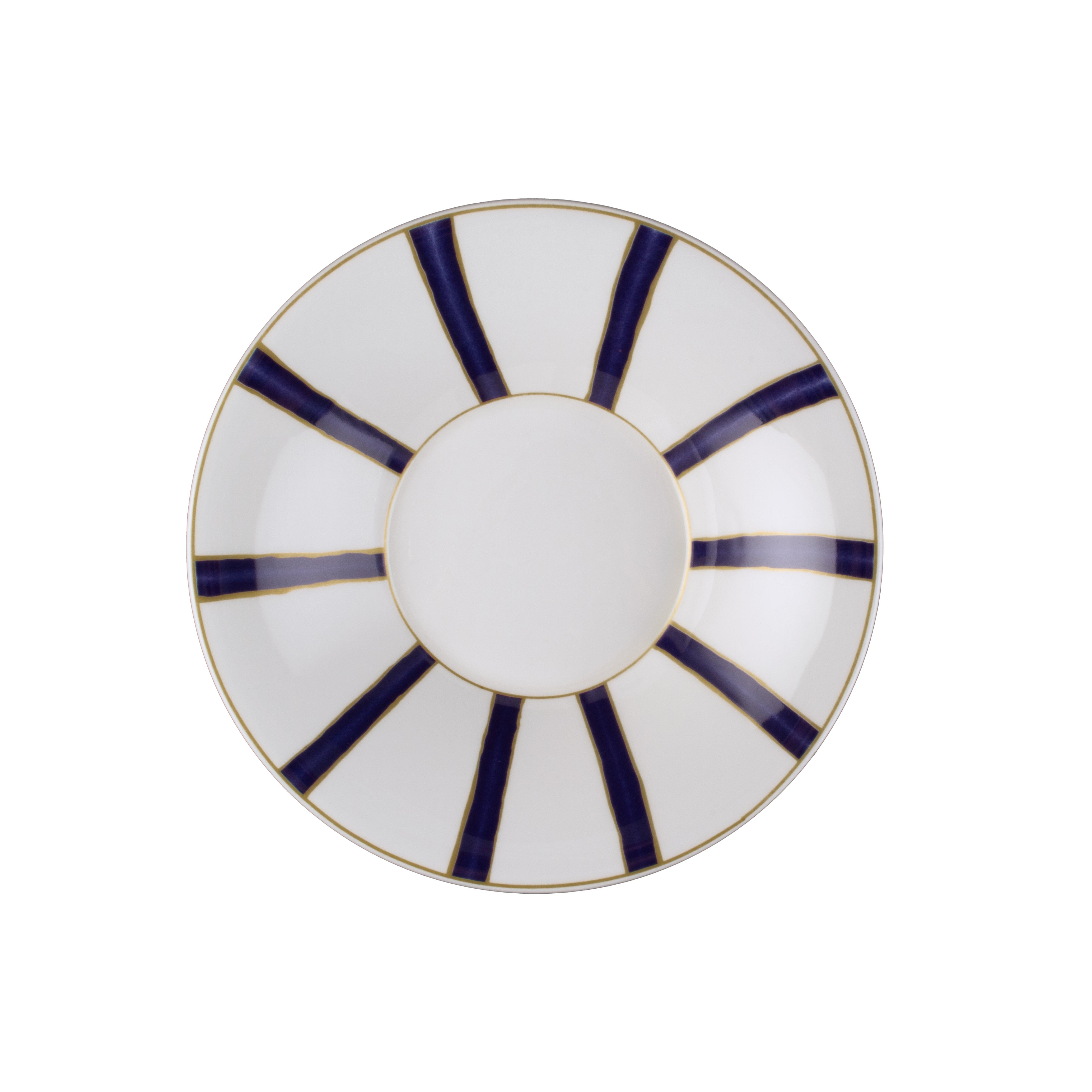 Striche Arancio e Oro - طقم أطباق فاخر (30 قطعة)