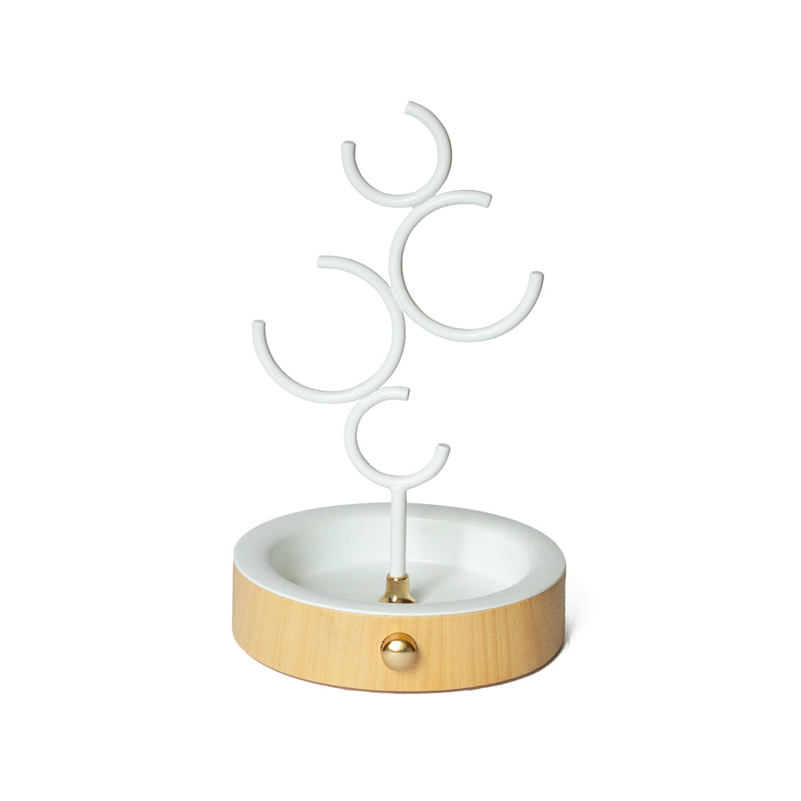 hoop jewelry holder white hoop04 - LAZADO