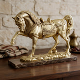 Golden Horse – Right Foot Raised