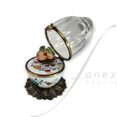 Mixed flower musical egg by Fanex France - Main View