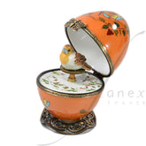 Orange musical egg by Fanex France - Main View