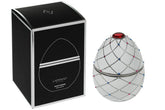 PREMIUM WHITE EGG WITH SILVER STRIPE by Ladenac - Main View