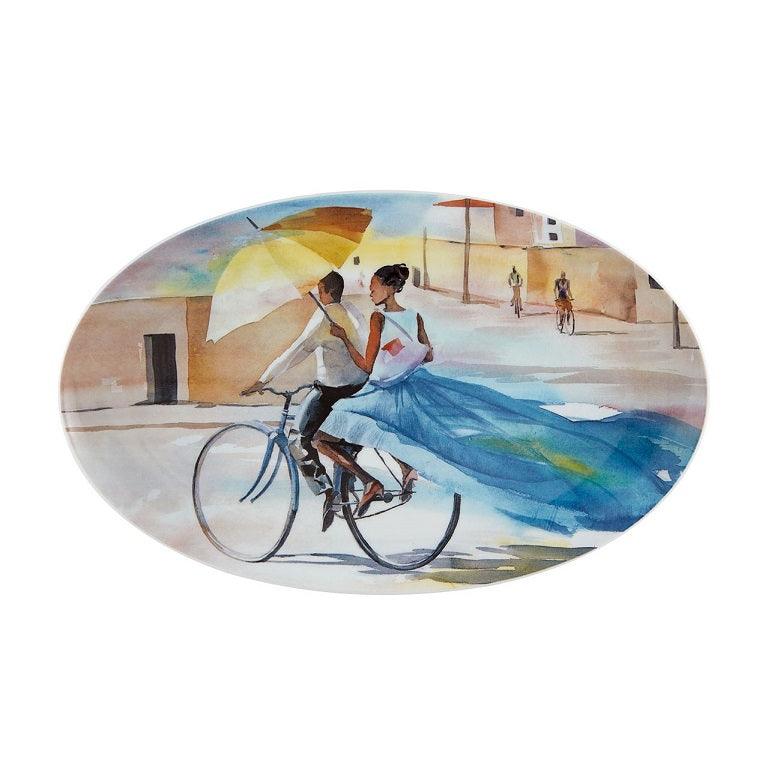 Pedalando - Oval Platter Noiva - LAZADO