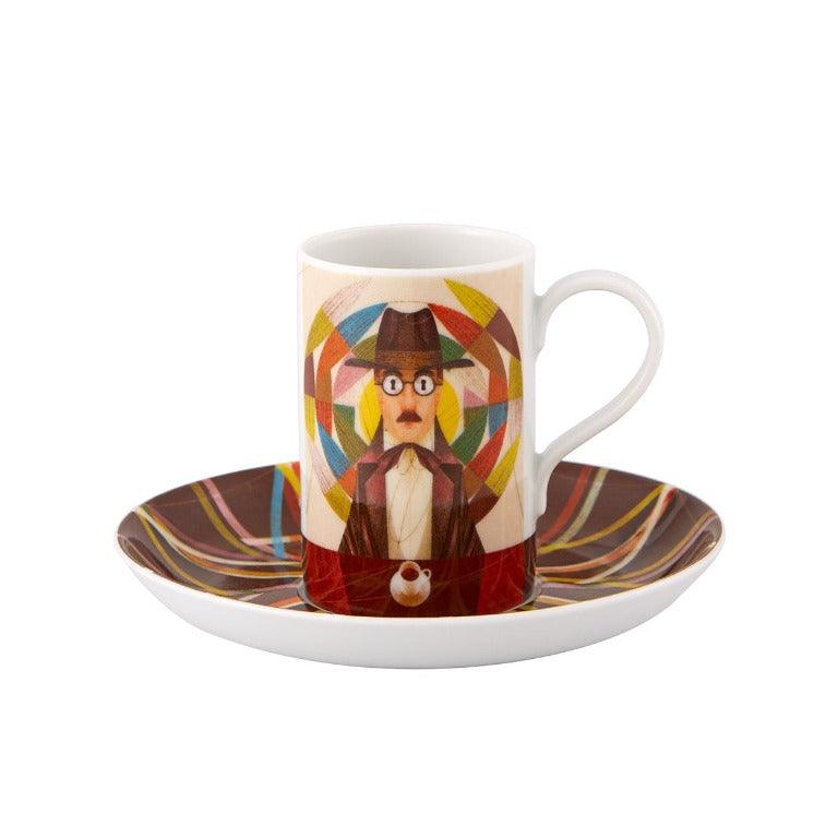 Pessoa Goncalo Viana - Set 4 Coffee Cups and Saucers - LAZADO