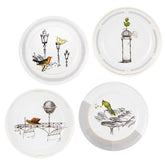 Petites Histoires - Set 4 Dessert Plates by Vista Alegre - Main View