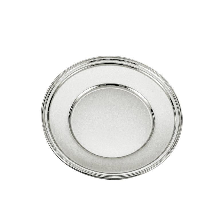 Round plate (graded edge, bottom 18 cm.) - LAZADO