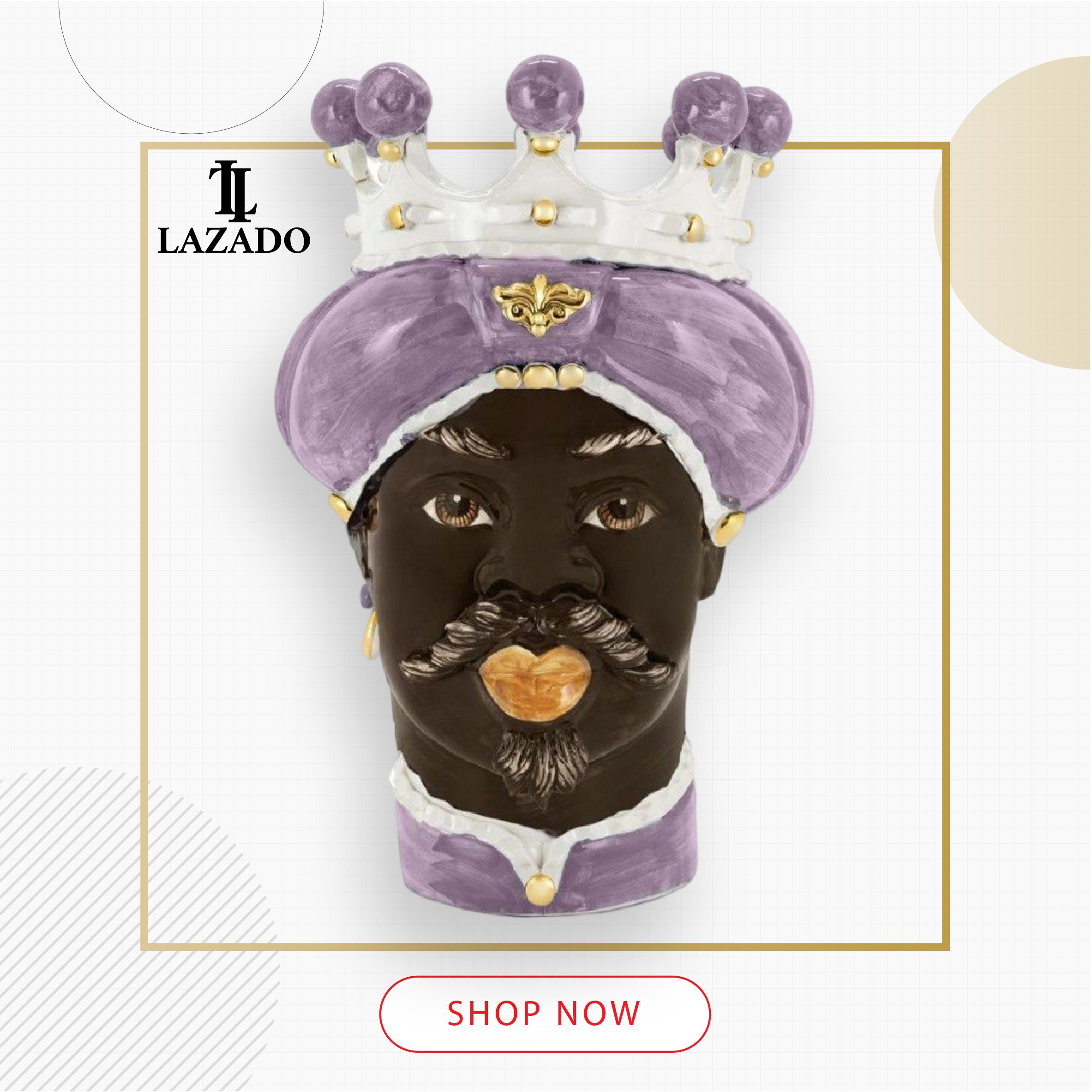 VASE MORO MAN MEDIUM NEW - LAZADO