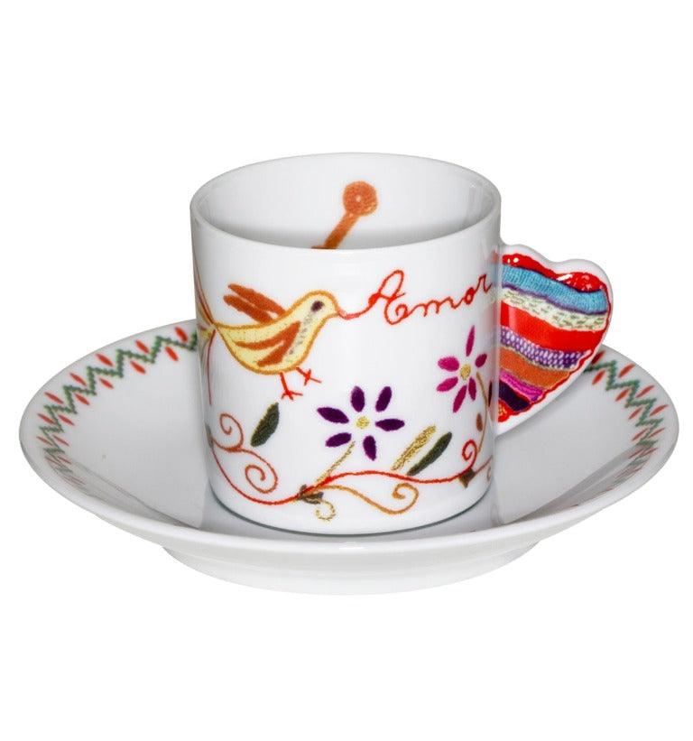Vila Verde - Coffee Cup & Saucer - LAZADO