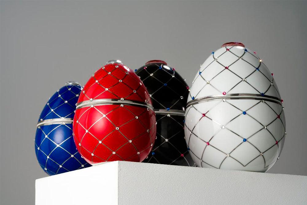 WHITE EGG WITH GOLDEN STRIPE - LAZADO