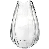 Blue Bird Engraved Crystal Vase by Vista Alegre - Detail View