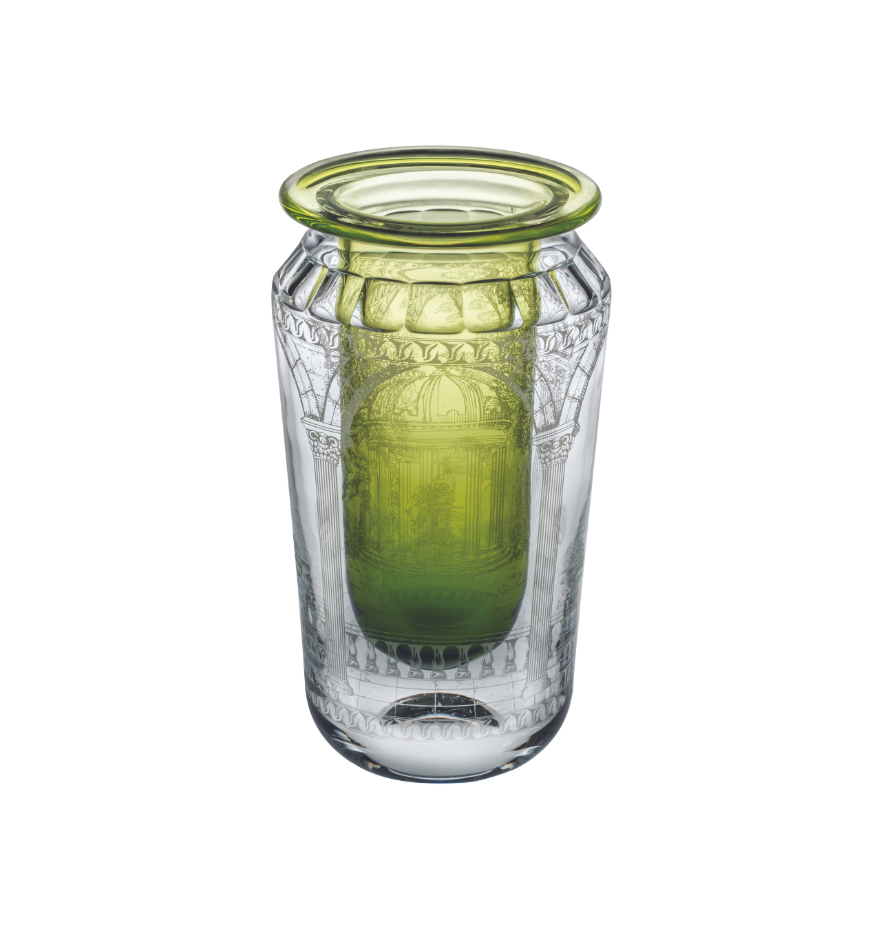 See Around Vase – Handmade Crystal (30%) & Artistic Glass (31 cm H) by Vista Alegre - Detail View