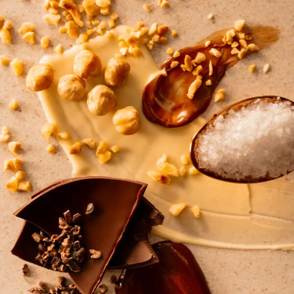 بيضة شوكولاتة داكنة بالبندق وملح البحر من تراباني 350 جم