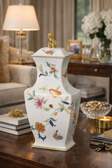 Small Oriental Pot by Vista Alegre - Alternate Angle