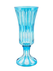 Vase – Luxury Crystal Plume Clear/lt.blu by Abhika - Alternate Angle