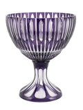 Vase – Luxury Crystal Plume Clear/violet by Abhika - Alternate Angle