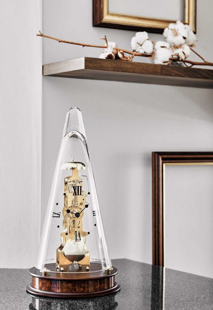 Hermle Leyton Skeleton Mantel Clock