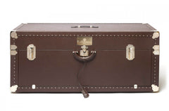 Pineider Wrapped Trunk – Black Calfskin – Main View