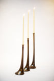 Elm Luxury Candle Stick – Antique Bronze by Posh - Detail View