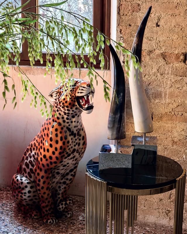 Candleholder – Luxury . Leopard R by Abhika - Set View