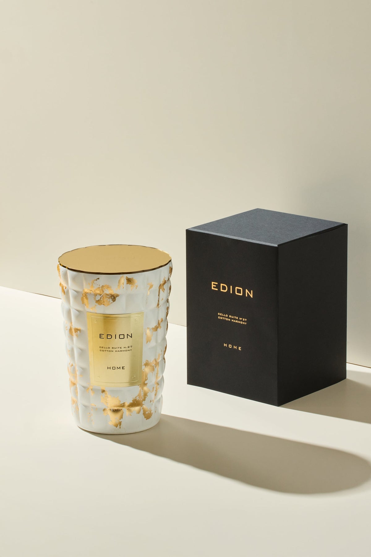 27 Cotton Harmony  Scented Candle by EDION - Alternate Angle