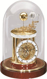 Astrolabium CLOCK MAHOGANY by Hermle - Close-up