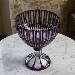 Vase – Luxury Crystal Plume Clear/violet by Abhika - Main View