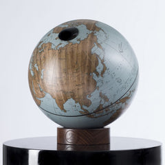 Orbis Avio Desk Globe – Ø 22 cm – Hand-Finished Wooden Base – Contemporary Consultable Map by Zoffoli - Alternate Angle