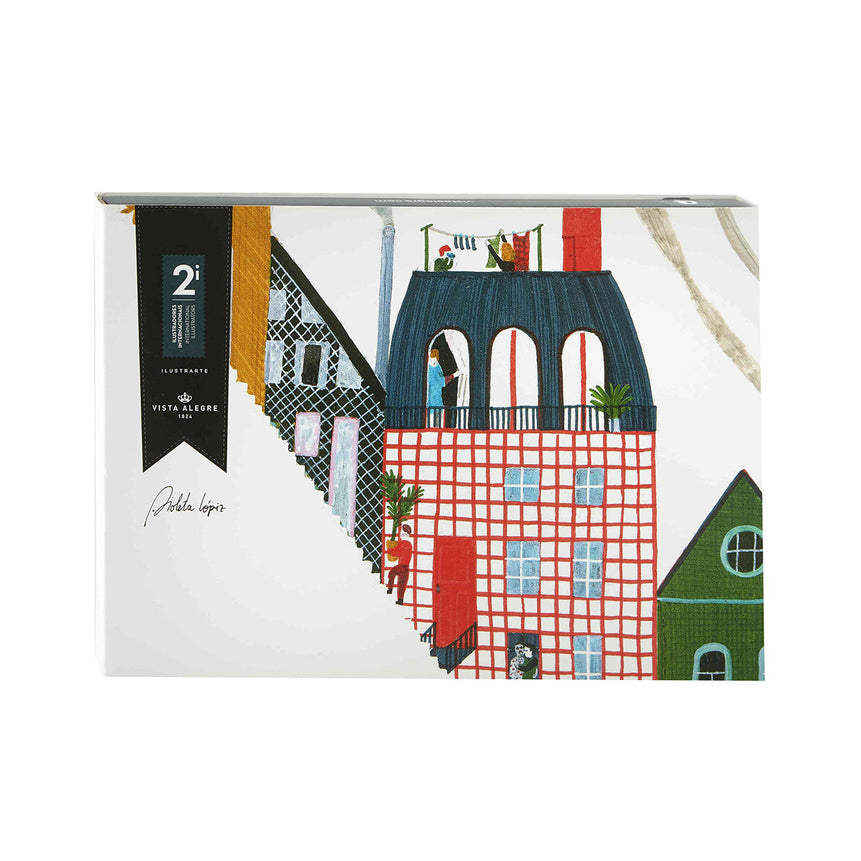 2i - Ilustradores Internacionais - Rectangular Plate Violeta Lopiz - LAZADO