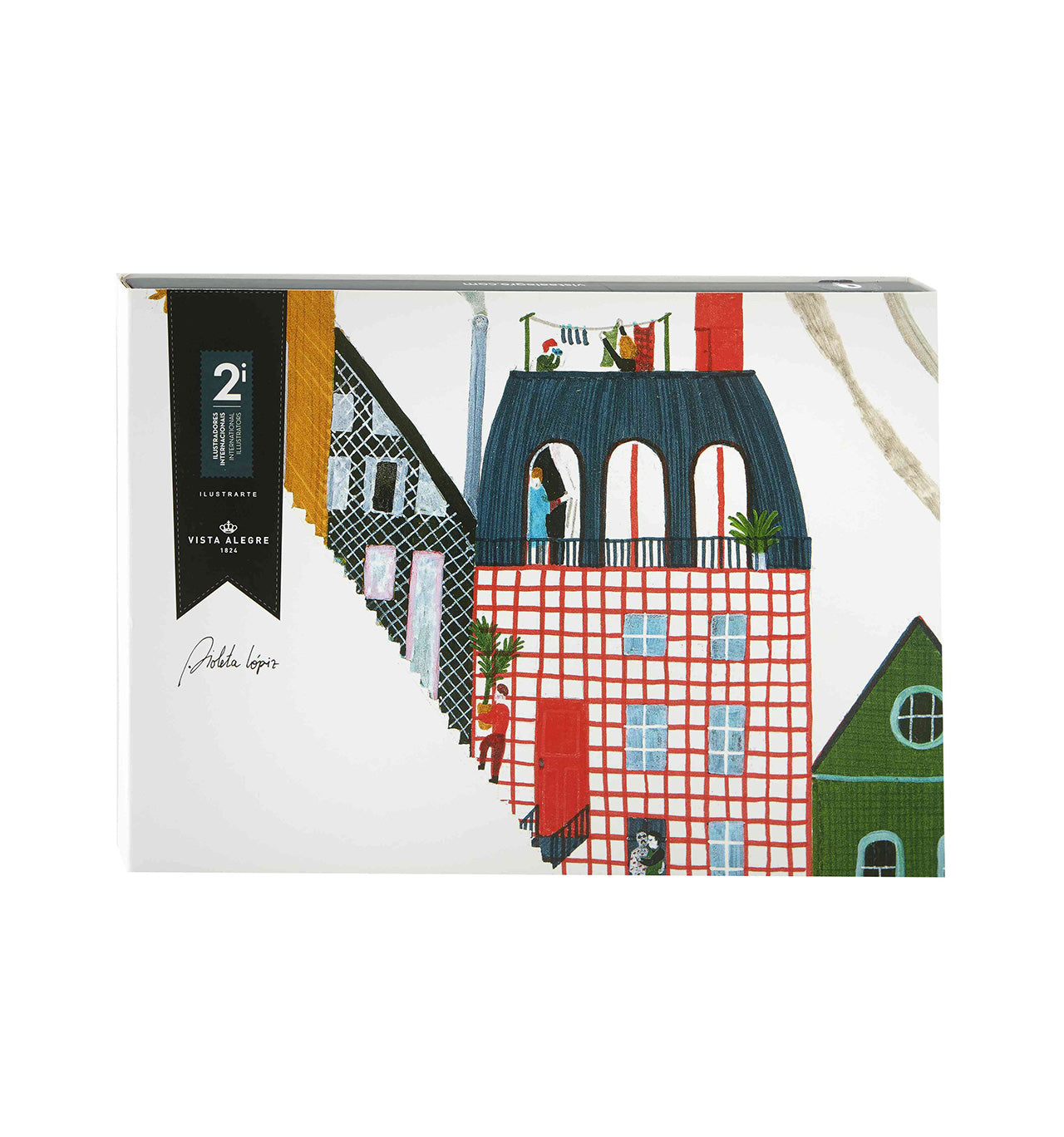 2i - Ilustradores Internacionais - Rectangular Plate Violeta Lopiz - LAZADO