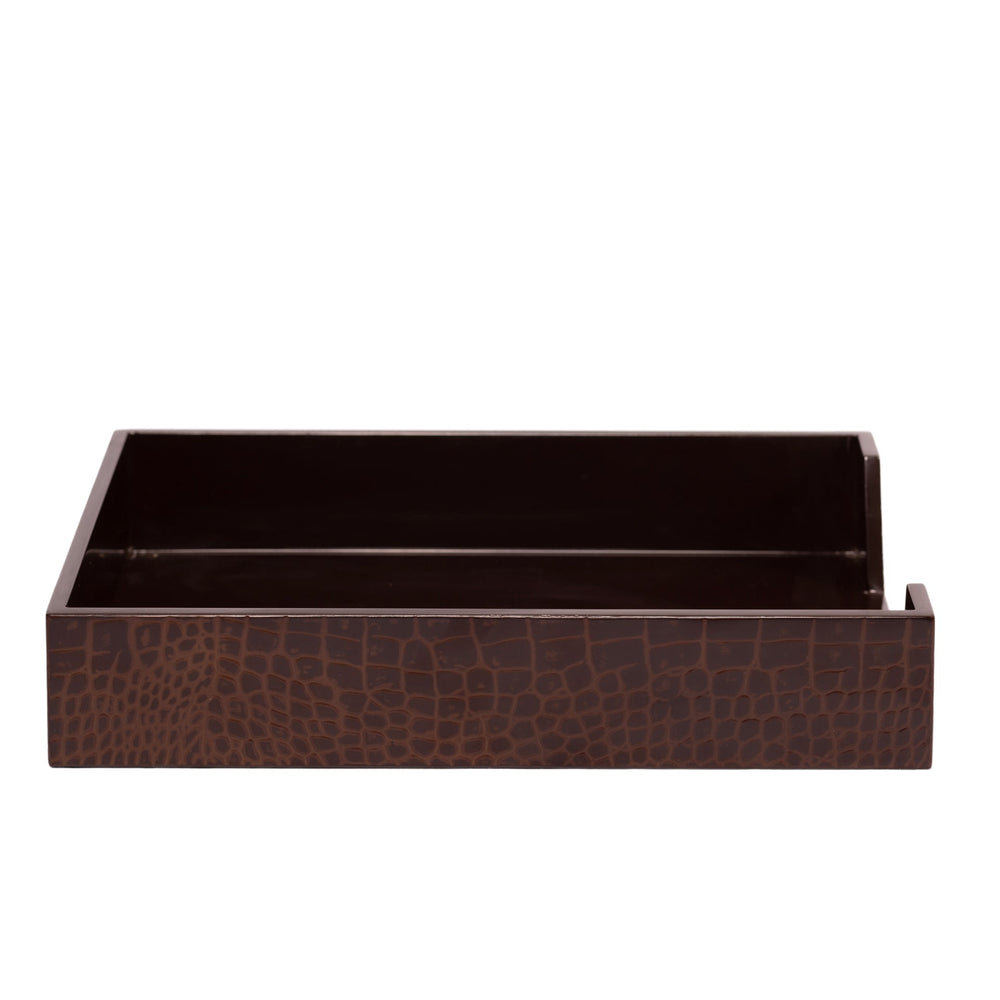 Brown textured box on a white background