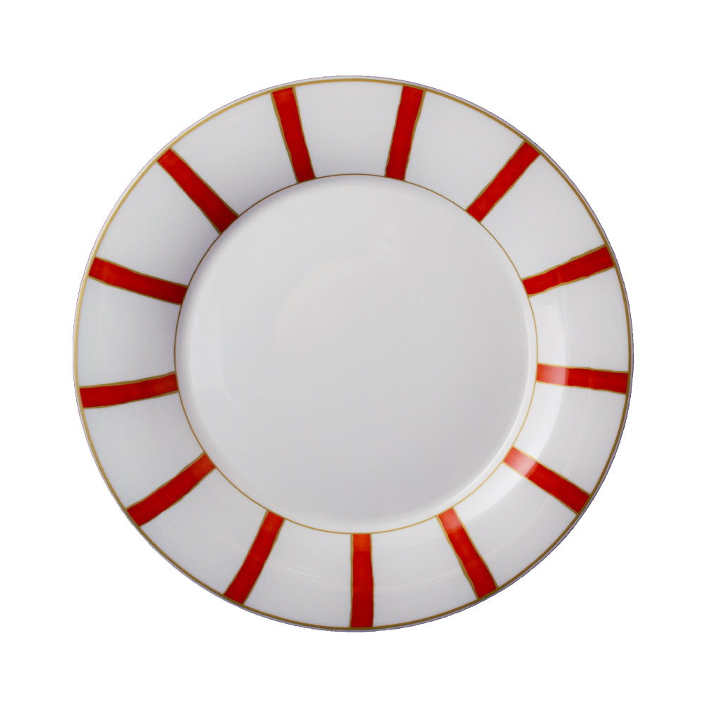 Striche Arancioni e Oro – Dinner Set (30 Pieces) by Geminiano Cozzi - Lifestyle View
