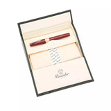 Classic Rose Gold Rollerball Pen – Bordeaux by Pineider - Close-up